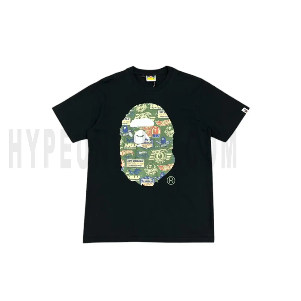 The front of the black clothes