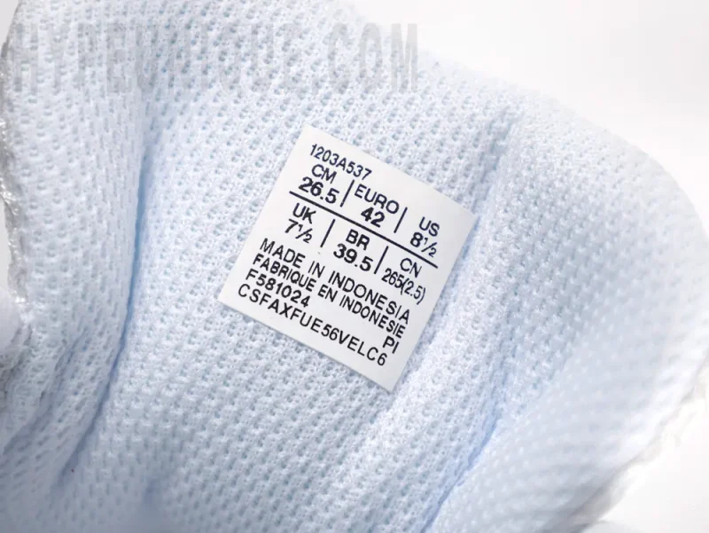 the size label