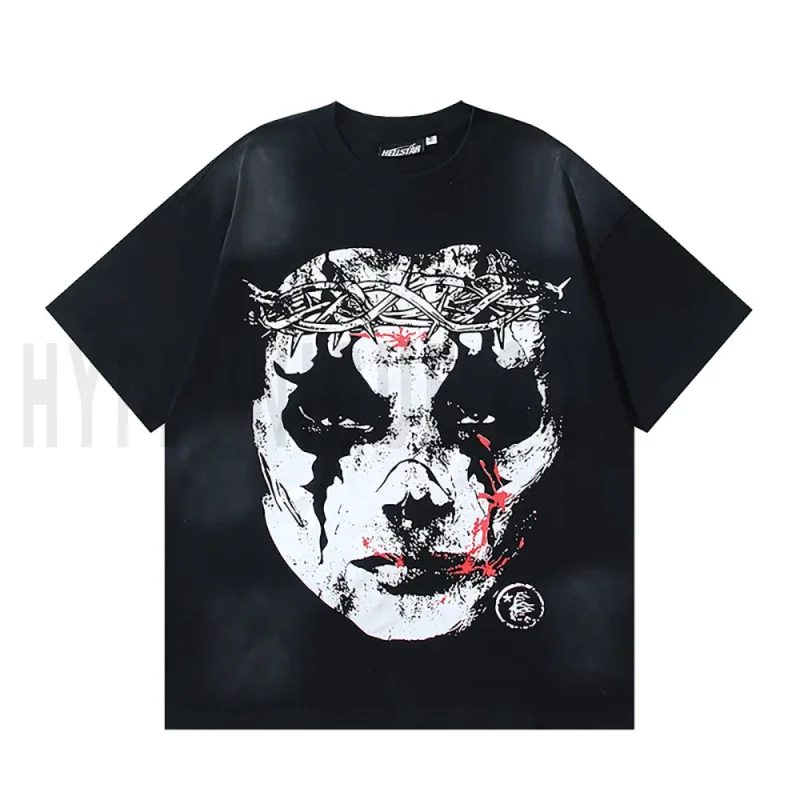 The front of the black clothes