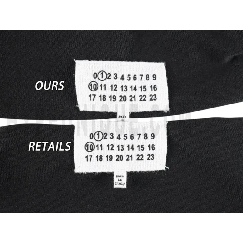 Brand Label Comparison Chart