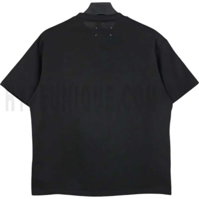 The back of the black clothes