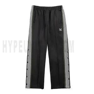 Needles Butterfly Embroidered Snap Button Pants