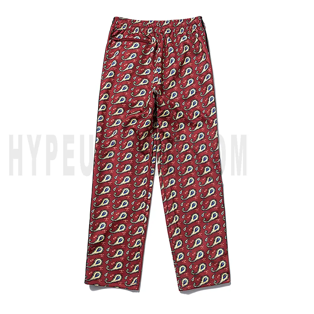 The back of the red pants