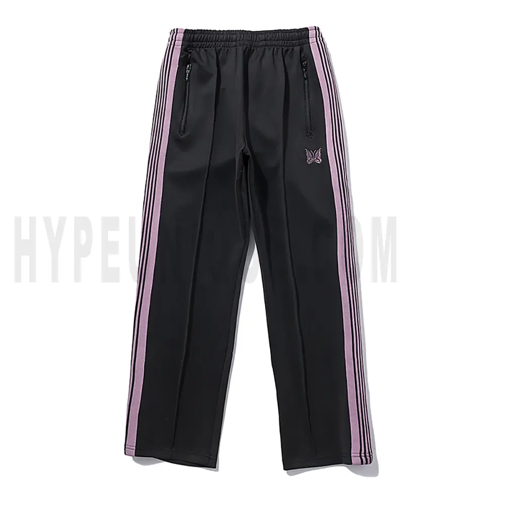 The front of the black pants