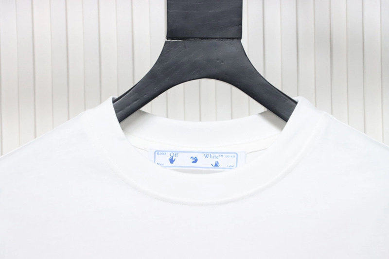 Off-White Blurred Oil Painting Arrow Print T-Shirt