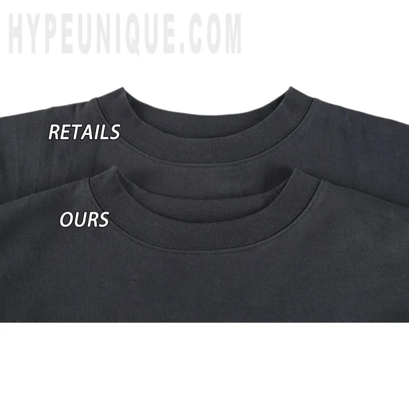 Collar comparison detail image of the garment