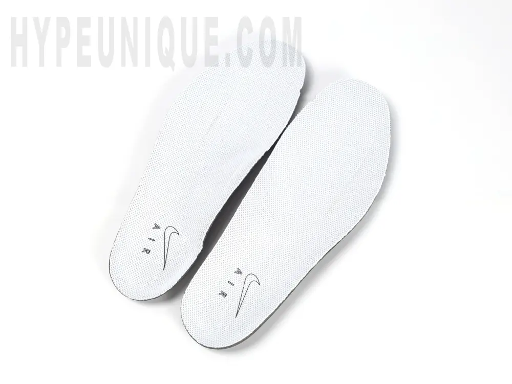 the grey outsole