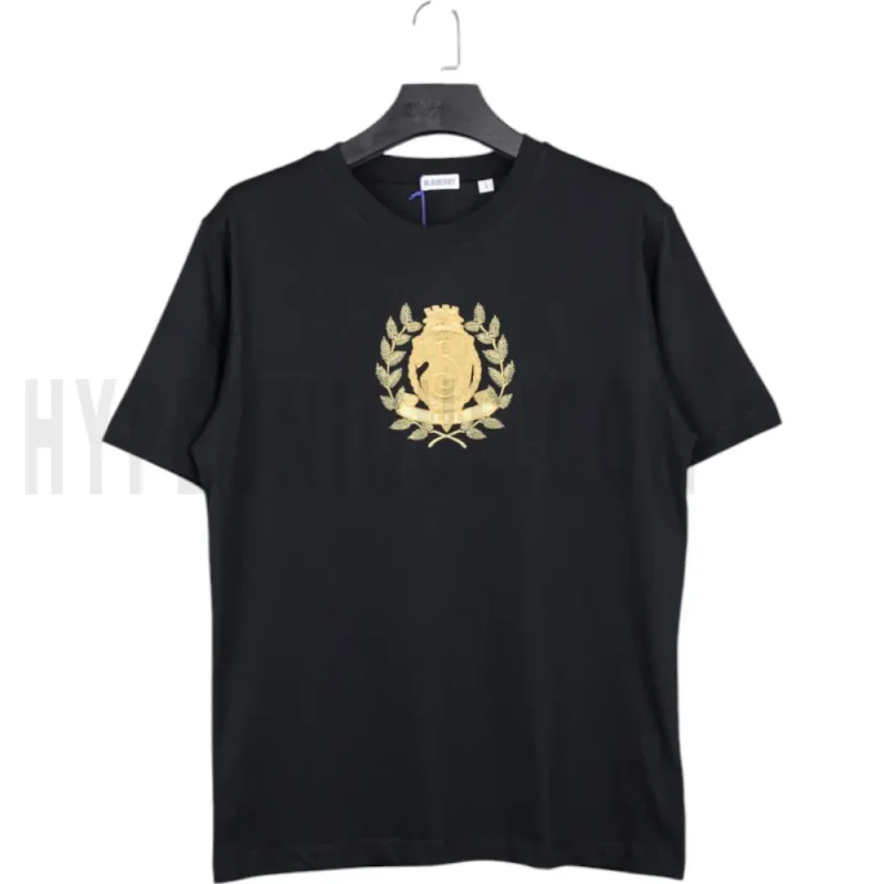 B Crest Embroidered Cotton T-shirt
