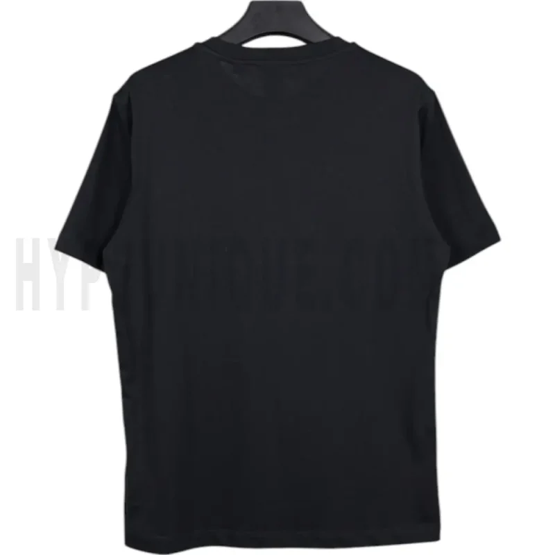 The back of the black clothes