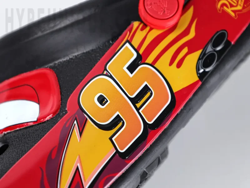 Side print detail of the shoes