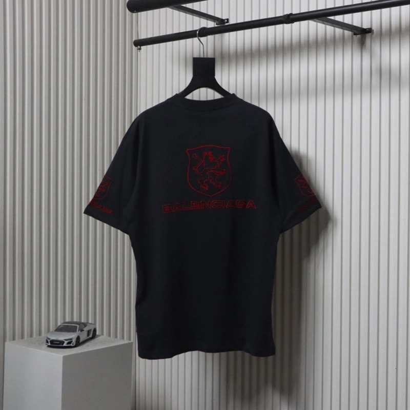 Lion Club Embroidered Logo T-Shirt