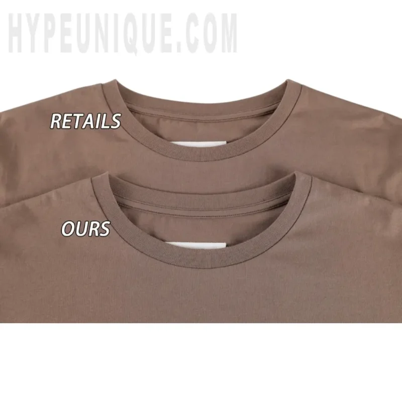 Collar comparison detail image of the garment