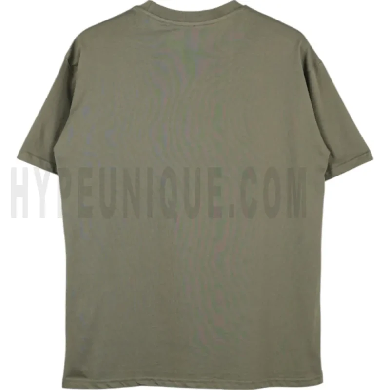 The back of the green clothes
