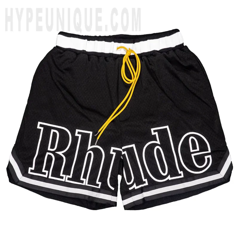 The front of the shorts