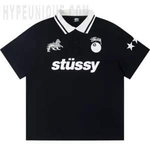 Stussy World Tour Graphic Polo Shirt