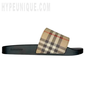 Vintage Check Furley Slides