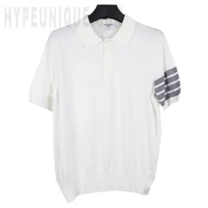 4-Bar Classic Knit Polo Shirt