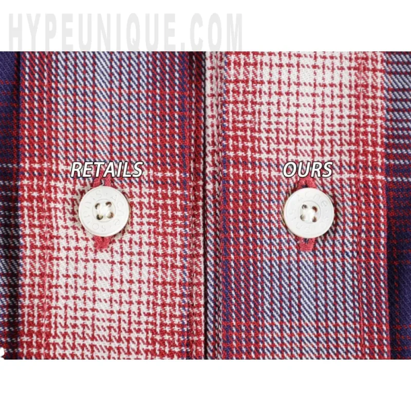 Clothes button comparison Chart