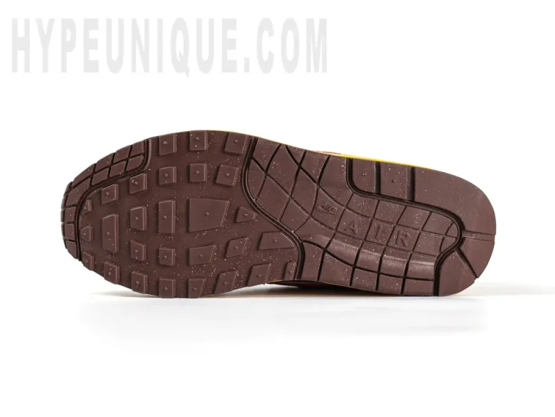 the brown outsole
