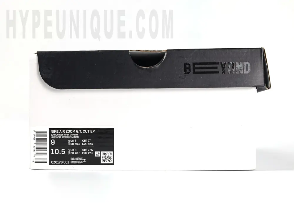 the white black shoe box