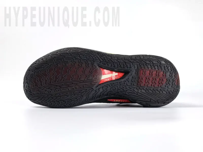 the black outsole