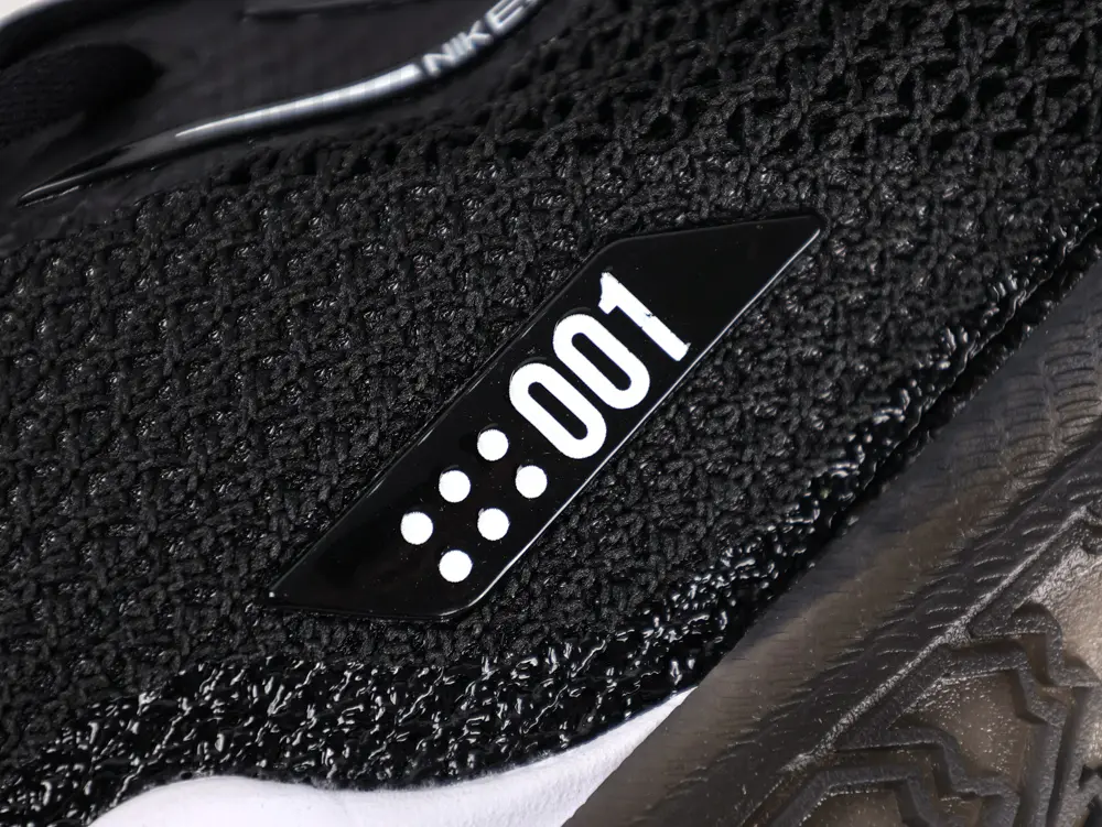 the 001 words on the logo