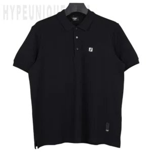 Black Piqué Polo Shirt