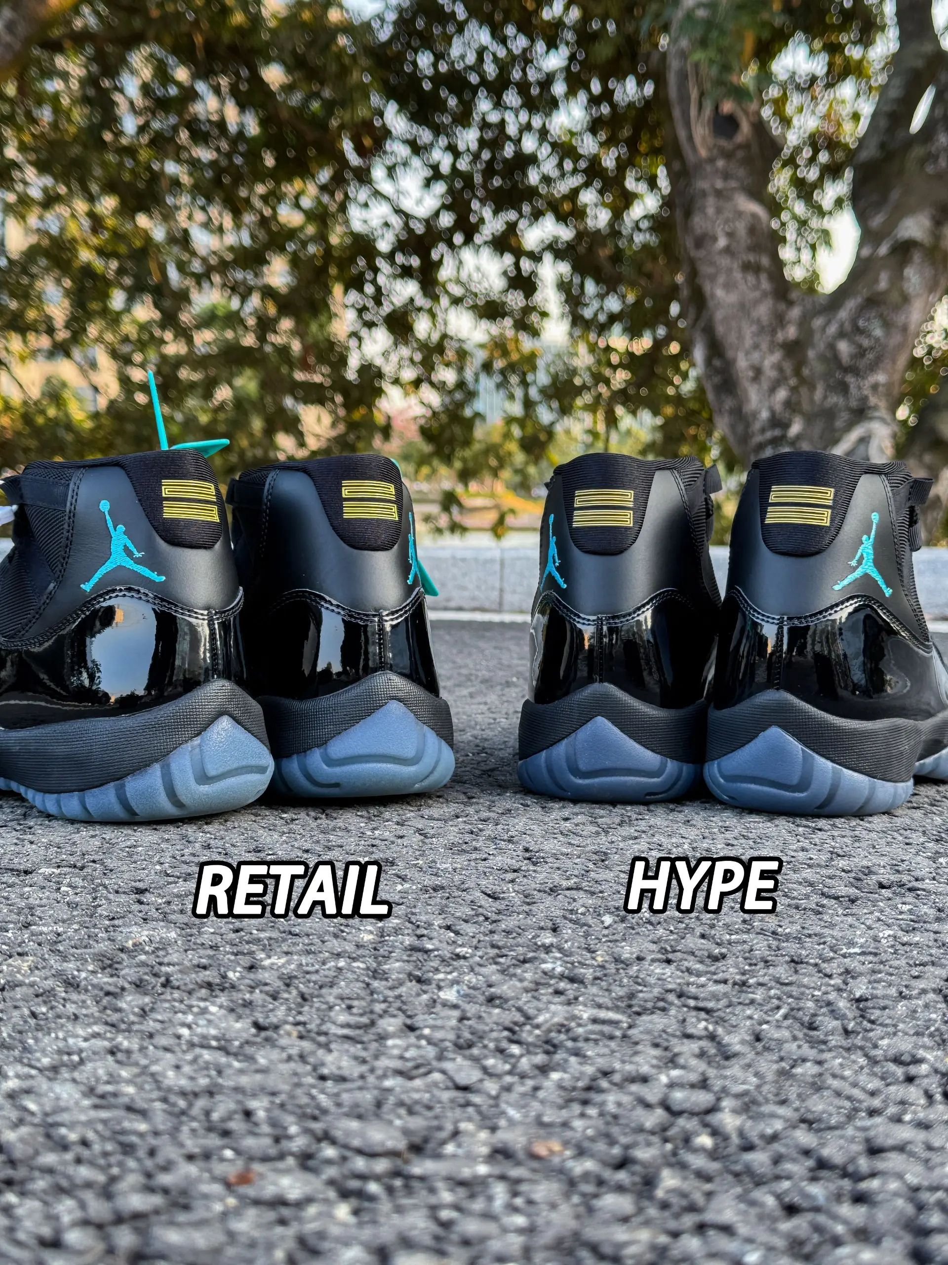 shoe heel comparison
