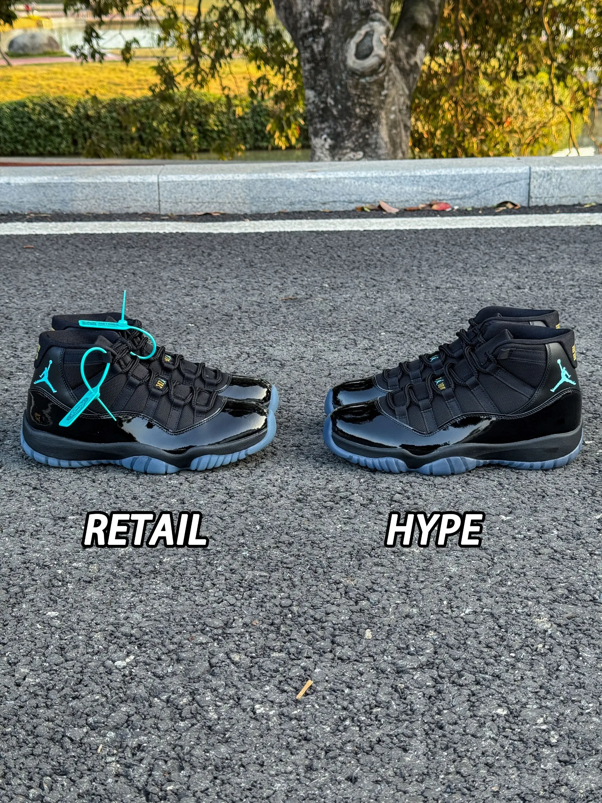 Shoe body comparison
