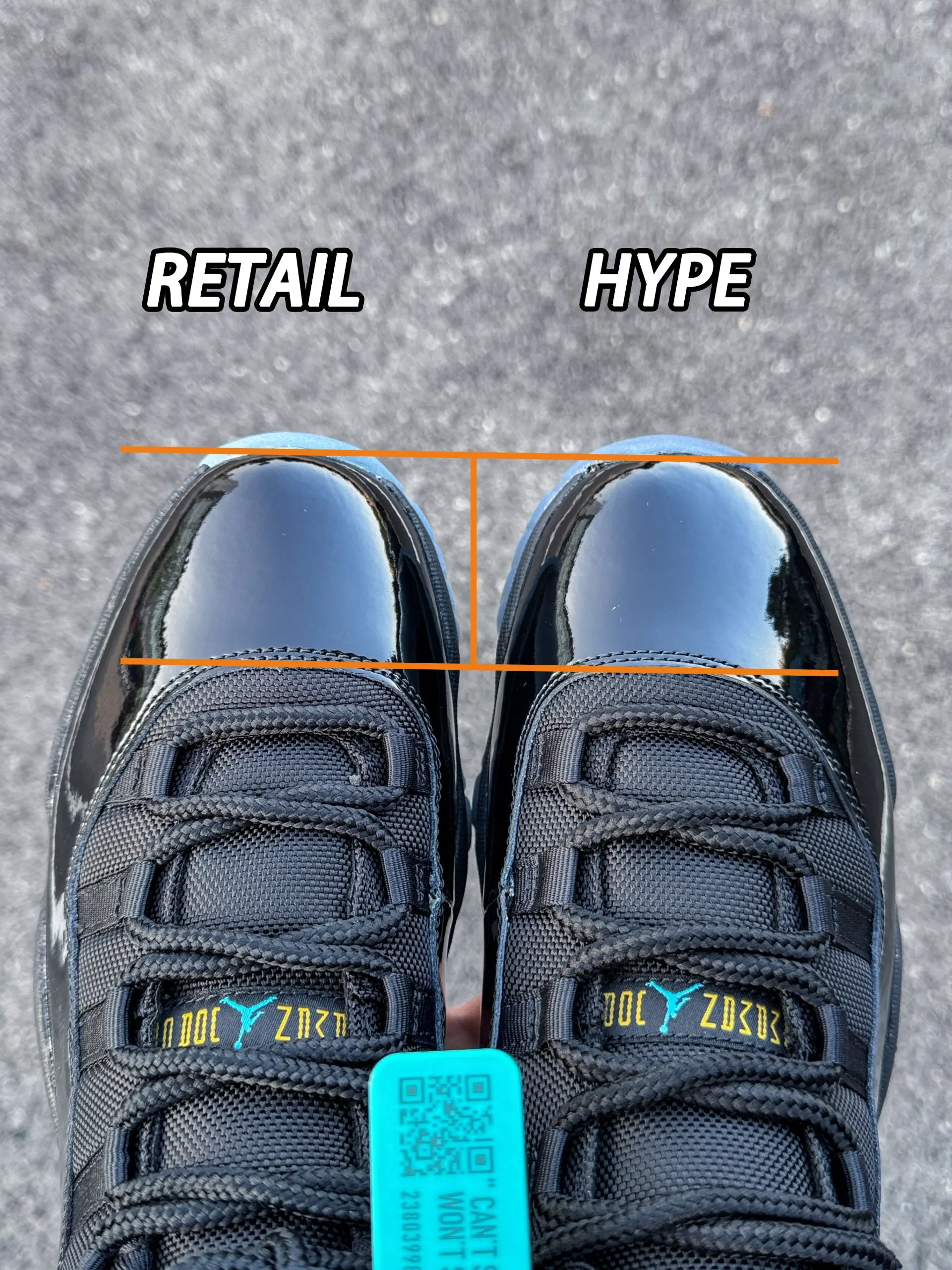 Toe comparison