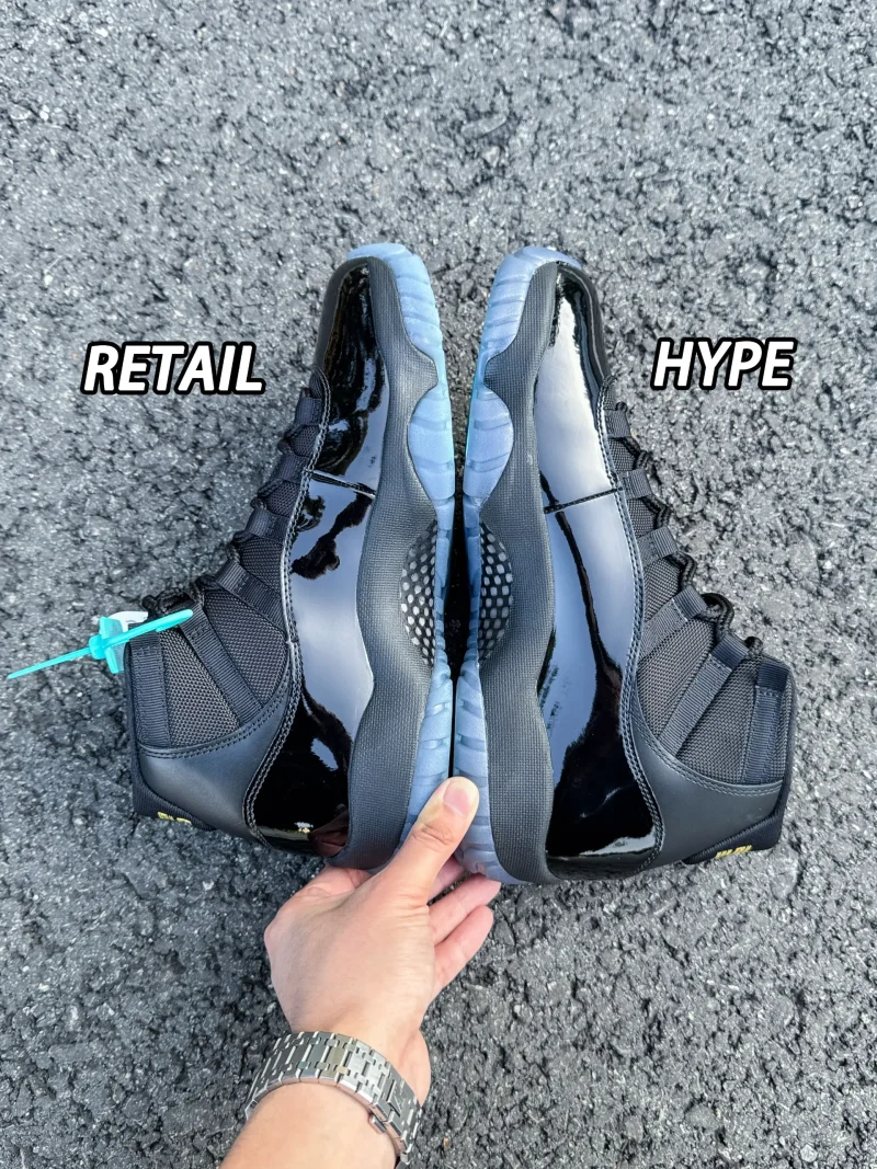 Shoe body comparison