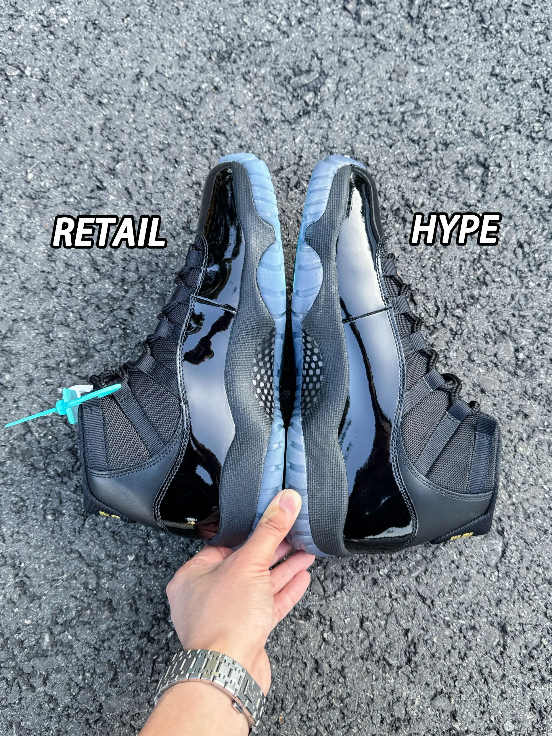 Shoe body comparison