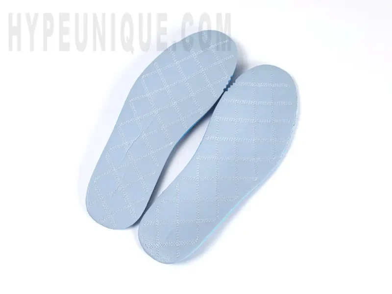 the light blue insole