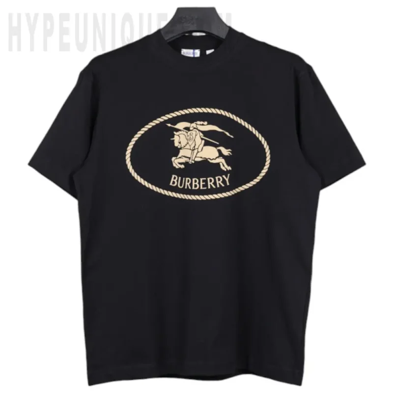 Knight Stamp Cotton T-Shirt
