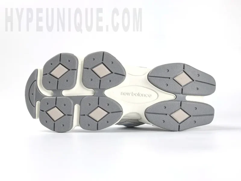 the gray outsole