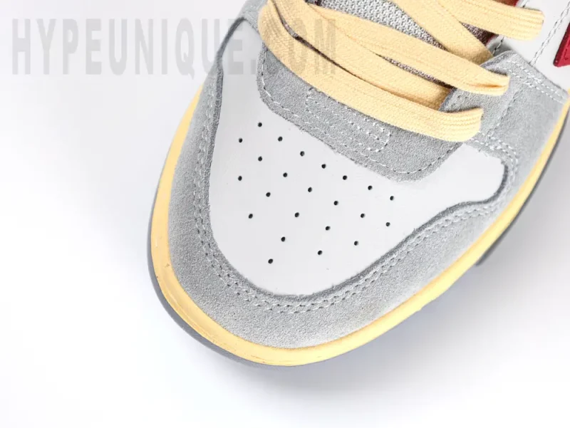 the grey toe box