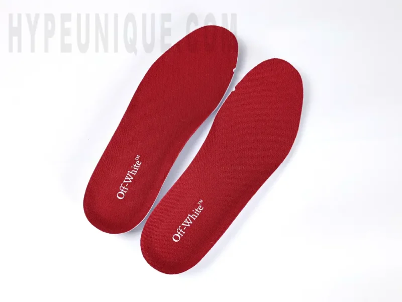 the red insole