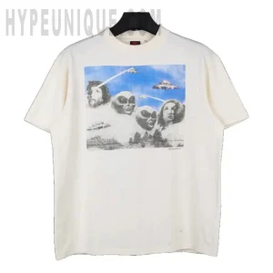 Saint Michael Alien Invasion Mount Rushmore T-Shirt