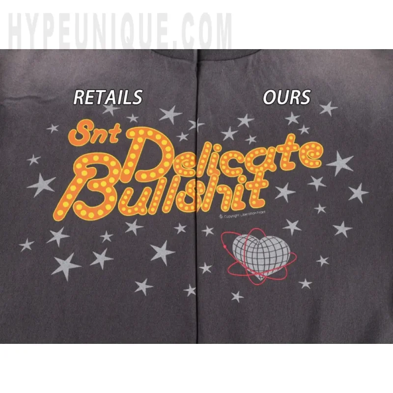 Printed graphic on the front of the garment