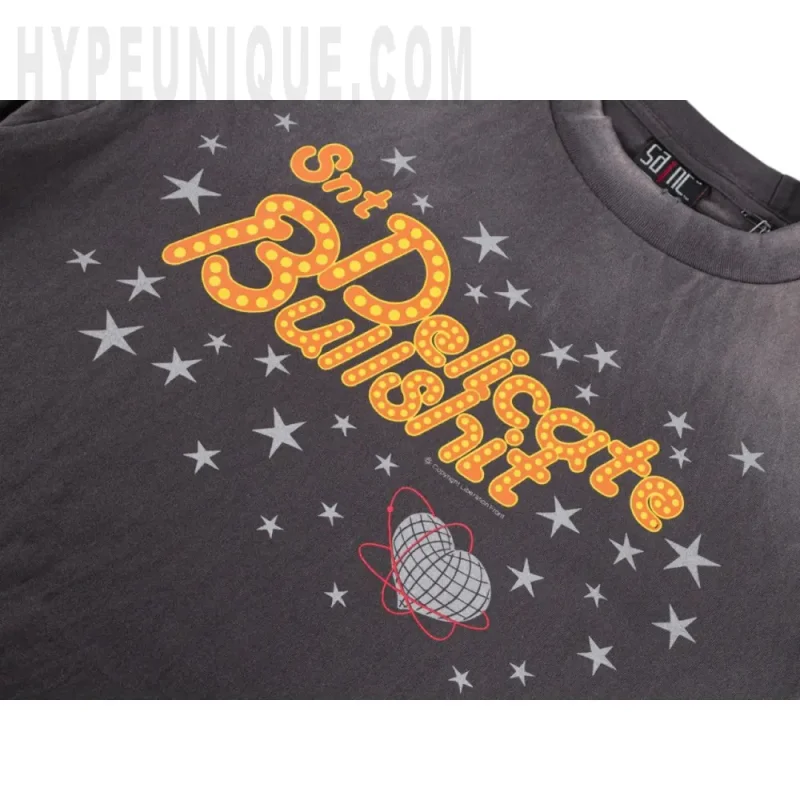 Printed graphic on the front of the garment