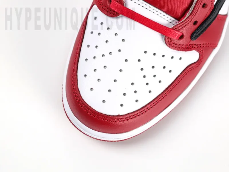 the white toe box