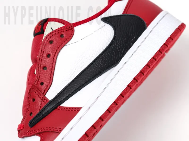 the black swoosh