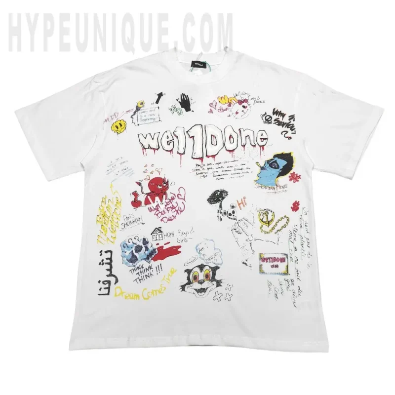 WE11 DONE Doodle T-Shirt