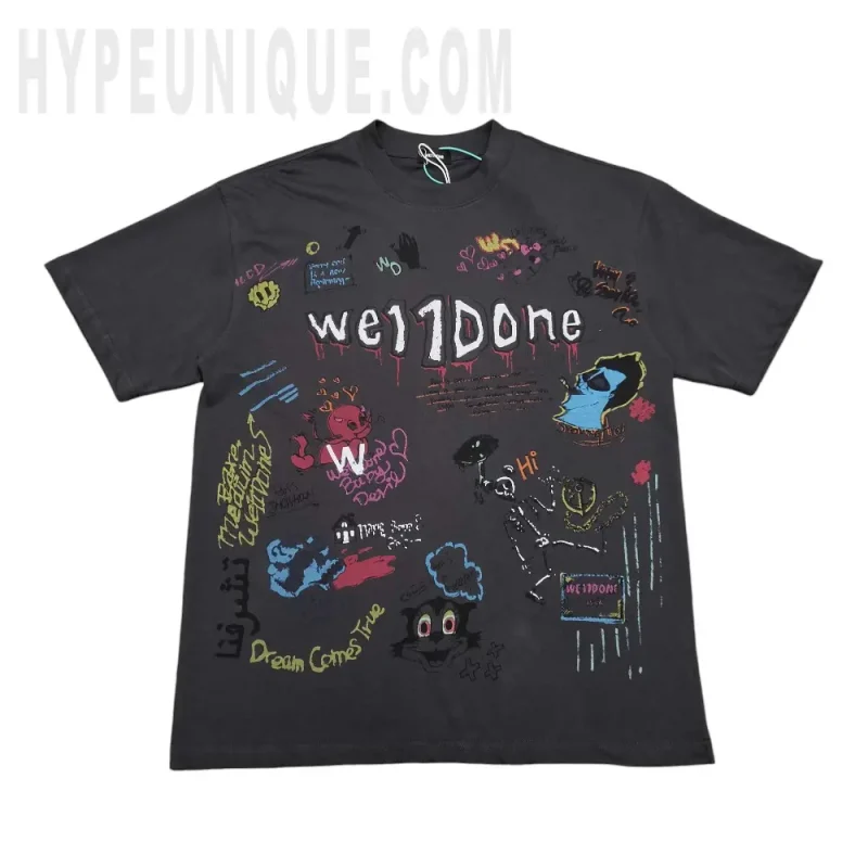 WE11 DONE Doodle T-Shirt