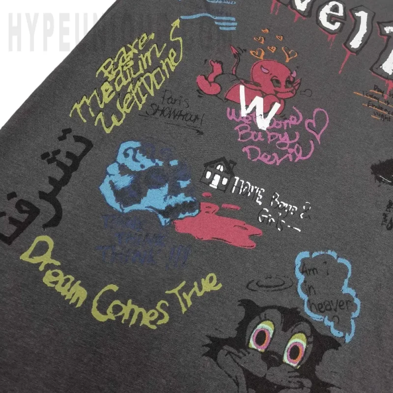 Front-facing graphic print