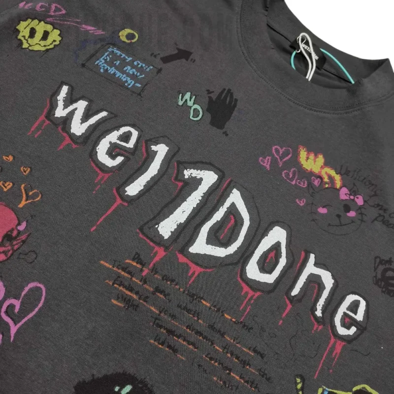 Front-facing graphic print