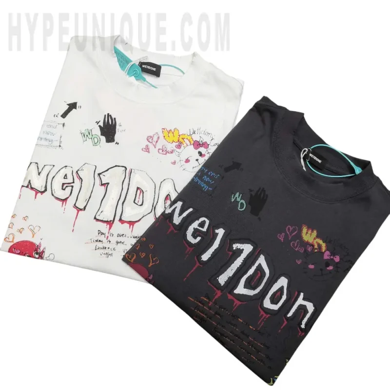 WE11 DONE Doodle T-Shirt - Image 8