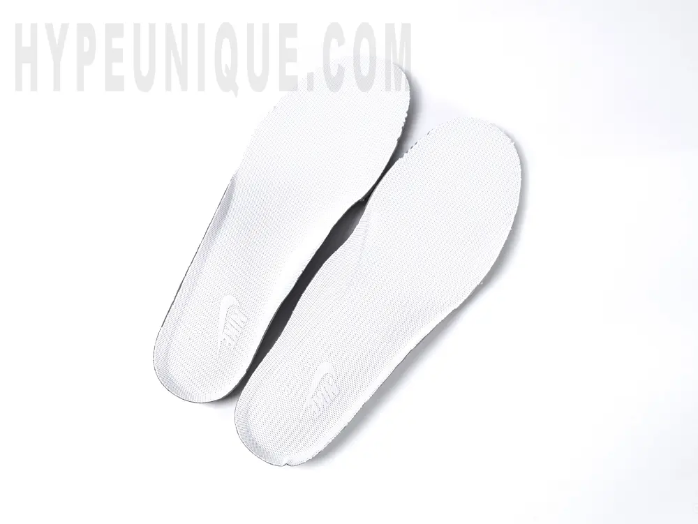 the white insole