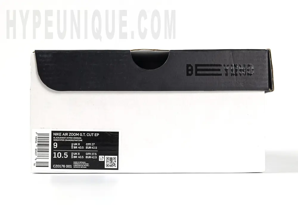 the white and black box