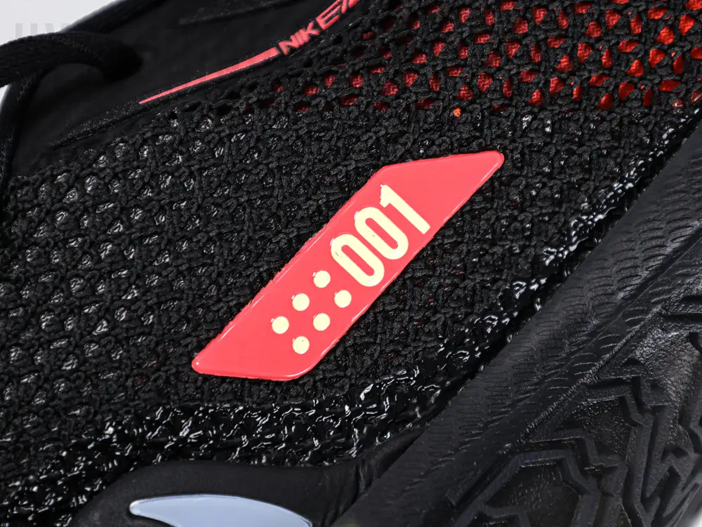 the 001 red tag